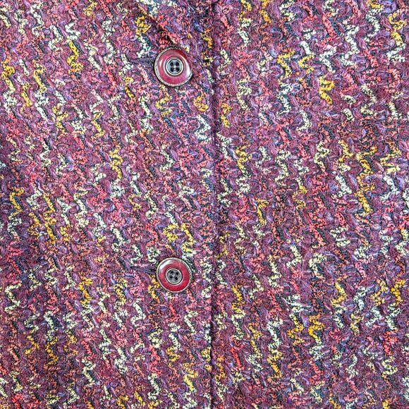 Koret Woven TwoButton Blazer Size 10 Upholestry Deadstock Union Made USA Holiday - Picture 2 of 8